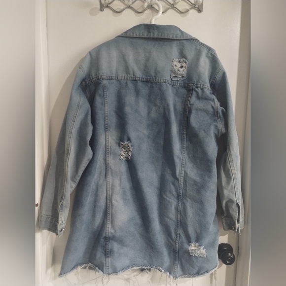 Jeans jacket size 1 XL/2 XL Bottlette 36 inc L / 26 inc W - Picture 6 of 10